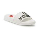 Sandale von Love Moschino, in der Farbe Weiss, aus Gummi, andere Perspektive, Vorschaubild