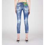 7/8-Jeans von Dsquared2, in der Farbe Blau, aus Baumwolle, andere Perspektive, Vorschaubild