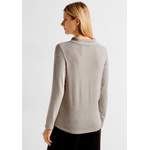 Langarmshirt von cecil, in der Farbe Beige, aus Jersey, andere Perspektive, Vorschaubild