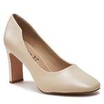 Klassische Pump von Caprice, in der Farbe Beige, andere Perspektive, Vorschaubild