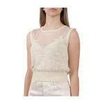 Tanktop von pinko, in der Farbe Beige, andere Perspektive, Vorschaubild