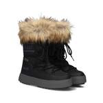 Snowboot von moon boot, in der Farbe Schwarz, aus Textil, andere Perspektive, Vorschaubild