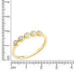 Fingerring von Diamonds by Ellen K., in der Farbe Weiss, andere Perspektive, Vorschaubild