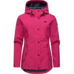 Softshelljacke von Ragwear, in der Farbe Rot, andere Perspektive, Vorschaubild