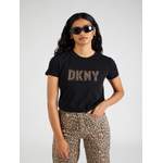 T-Shirt von DKNY, in der Farbe Schwarz, aus Baumwolle, andere Perspektive, Vorschaubild