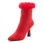 High Heel Stiefelette von LASCANA Belle Affaire, in der Farbe Rot, aus Microfaser, andere Perspektive, Vorschaubild