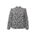 Klassische Bluse von Vero Moda Curve, in der Farbe Schwarz, aus Polyester, Vorschaubild