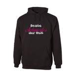 Hoodie von G-graphics, in der Farbe Schwarz, andere Perspektive, Vorschaubild