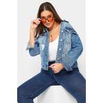 Westernjeansjacke Blau der Marke Yours