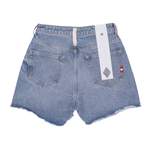 Shorts von Amish, in der Farbe Blau, aus Denim, andere Perspektive, Vorschaubild