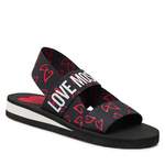 Sandale von Love Moschino, in der Farbe Schwarz, andere Perspektive, Vorschaubild