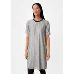 Kleid von comma casual identity, in der Farbe Silber, aus Polyester, andere Perspektive, Vorschaubild