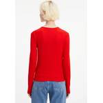 Langarmshirt von Tommy Jeans, in der Farbe Rot, andere Perspektive, Vorschaubild