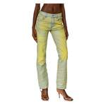 Jeans von Diesel, in der Farbe Gelb, aus Stoff, andere Perspektive, Vorschaubild