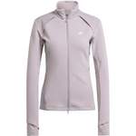 Trainingsjacke von adidas Sportswear, in der Farbe Silber, aus Polyester, andere Perspektive, Vorschaubild