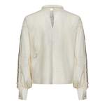 Bluse von Victoria Beckham, in der Farbe Beige, aus Baumwolle, andere Perspektive, Vorschaubild