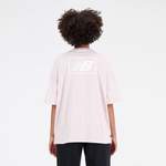 T-Shirt von New Balance, in der Farbe Rosa, aus Baumwolle, andere Perspektive, Vorschaubild
