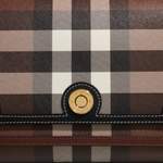 Schultertasche von Burberry, in der Farbe Braun, aus Textil, andere Perspektive, Vorschaubild