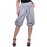 Caprihose von Mississhop, in der Farbe Grau, andere Perspektive, Vorschaubild