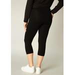 Leggings von Base Level Curvy, in der Farbe Schwarz, aus Jersey, andere Perspektive, Vorschaubild