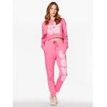 Jogginghose von Love Moschino, in der Farbe Rosa, aus Stoff, andere Perspektive, Vorschaubild