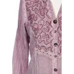 Klassische Bluse von tredy, in der Farbe Rosa, aus Baumwolle, andere Perspektive, Vorschaubild