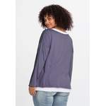 Langarmshirt von sheego by Joe Browns, in der Farbe Blau, aus Baumwolle, andere Perspektive, Vorschaubild