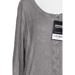Strickjacke von Oui, in der Farbe Grau, aus Baumwolle, andere Perspektive, Vorschaubild