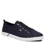 Plateau Sneaker von Tommy Hilfiger, in der Farbe Blau, aus Textil, andere Perspektive, Vorschaubild