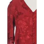 Klassische Bluse von Urban Outfitters, in der Farbe Rot, andere Perspektive, Vorschaubild