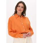 Bluse von Ottod'ame, in der Farbe Orange, aus Leinen, andere Perspektive, Vorschaubild