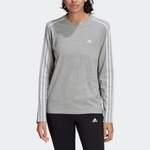 Langarmshirt von Adidas Sportswear, in der Farbe Grau, aus Jersey, andere Perspektive, Vorschaubild