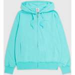 Sweatjacke von Champion, in der Farbe Blau, aus Polyester, andere Perspektive, Vorschaubild