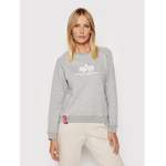 Sweatshirt von alpha industries, in der Farbe Grau, aus Polyester, Vorschaubild