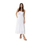 Sommerkleid von TWINSET, in der Farbe Weiss, aus Baumwolle, andere Perspektive, Vorschaubild