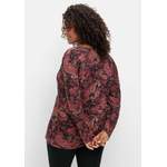 Langarmshirt von sheego by Joe Browns, in der Farbe Schwarz, aus Elasthan, andere Perspektive, Vorschaubild