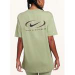 T-Shirt von Nike, in der Farbe Grün, aus Baumwolle, andere Perspektive, Vorschaubild