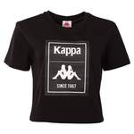 Print-Shirt von Kappa, in der Farbe Schwarz, andere Perspektive, Vorschaubild