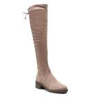 Overknee-Stiefel von tamaris, in der Farbe Beige, aus Textil, andere Perspektive, Vorschaubild