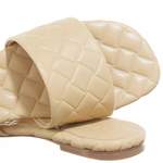 Pantolette von Bottega Veneta, in der Farbe Beige, aus Leder, andere Perspektive, Vorschaubild