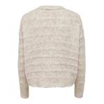 Strickjacke von Only, in der Farbe Beige, aus Polyester, andere Perspektive, Vorschaubild