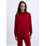 Sweatshirt von Mango, in der Farbe Rot, aus Polyester, andere Perspektive, Vorschaubild