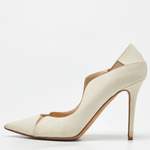 Klassische Pump von Jimmy Choo Pre-owned, in der Farbe Beige, andere Perspektive, Vorschaubild