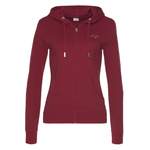 Sweatjacke von Kangaroos, in der Farbe Rot, aus Polyester, andere Perspektive, Vorschaubild