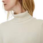 Rollkragenpullover von Vero Moda, in der Farbe Weiss, aus Viskose, andere Perspektive, Vorschaubild