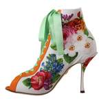 High Heel Stiefelette von Dolce & Gabbana, Mehrfarbig, aus Jersey, andere Perspektive, Vorschaubild