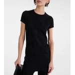 T-Shirt von Rick Owens, in der Farbe Schwarz, andere Perspektive, Vorschaubild