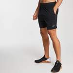 Sportshorts von MP, in der Farbe Schwarz, aus Polyester, andere Perspektive, Vorschaubild