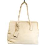 Ledertasche von Jil Sander Pre-owned, in der Farbe Beige, andere Perspektive, Vorschaubild