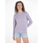 Sweatshirt von Tommy Jeans, in der Farbe Lila, aus Polyester, andere Perspektive, Vorschaubild